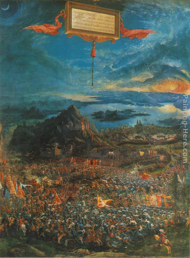 The Battle of Alexander painting - Albrecht Altdorfer The Battle of Alexander art painting